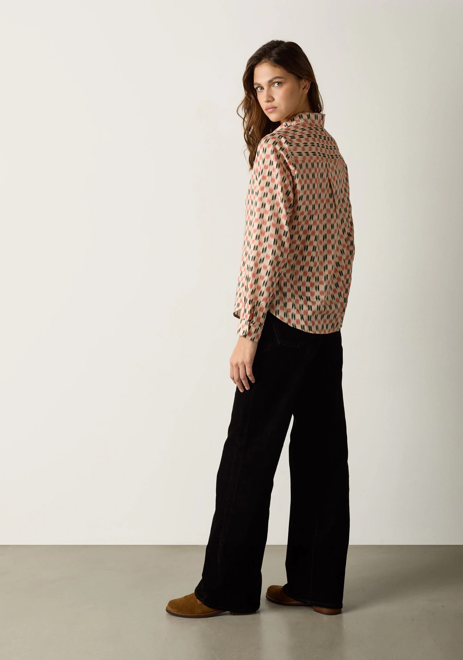 Camisa Allegra Estm Optico Rojo - Negro - imagen 4