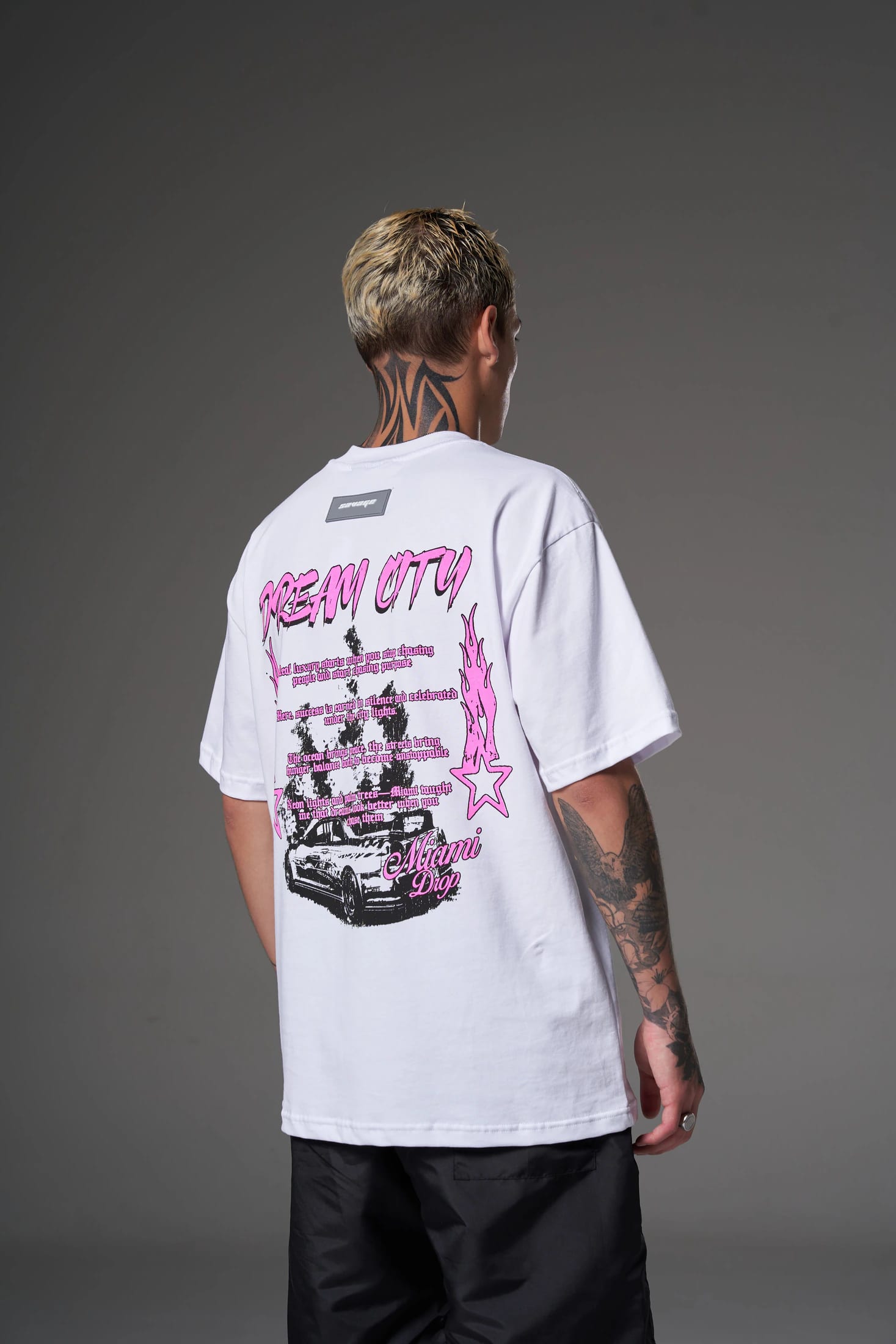 T shirt estrellas dream rosa 250 gramos 14600 - imagen 4