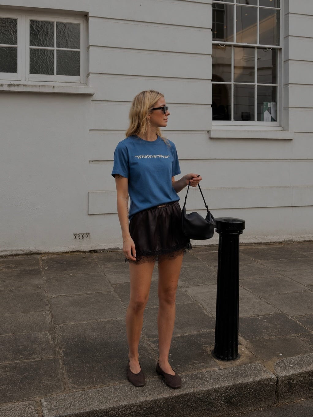 T-Shirt Beverly Hills Blue Flower Sky - imagen 2