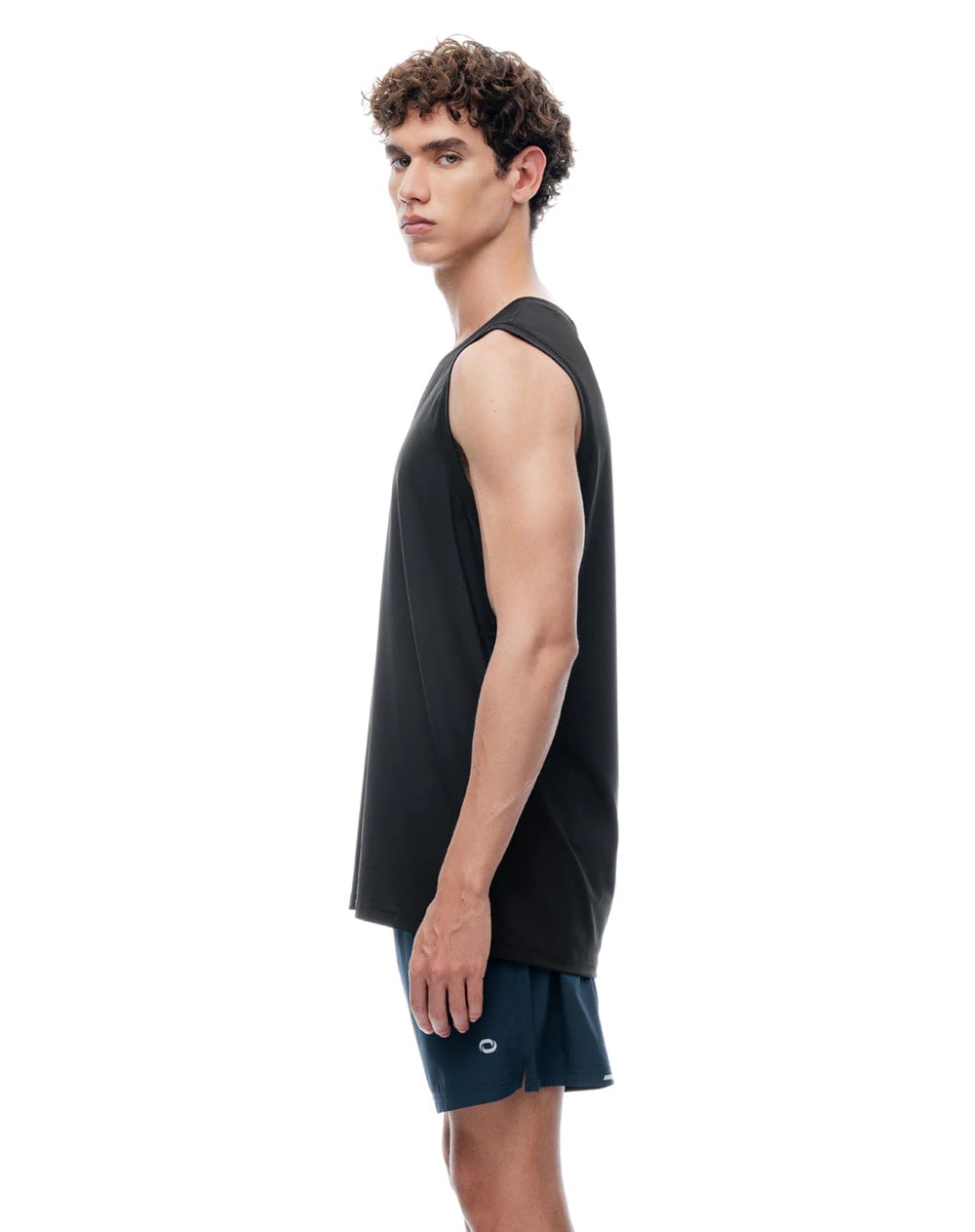 Pantaloneta deportiva azul hombre - imagen 4
