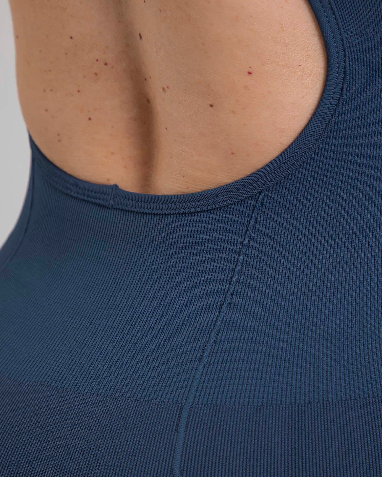 Enterizo corto sisa seamless azul navy outdoor FIBER - imagen 4
