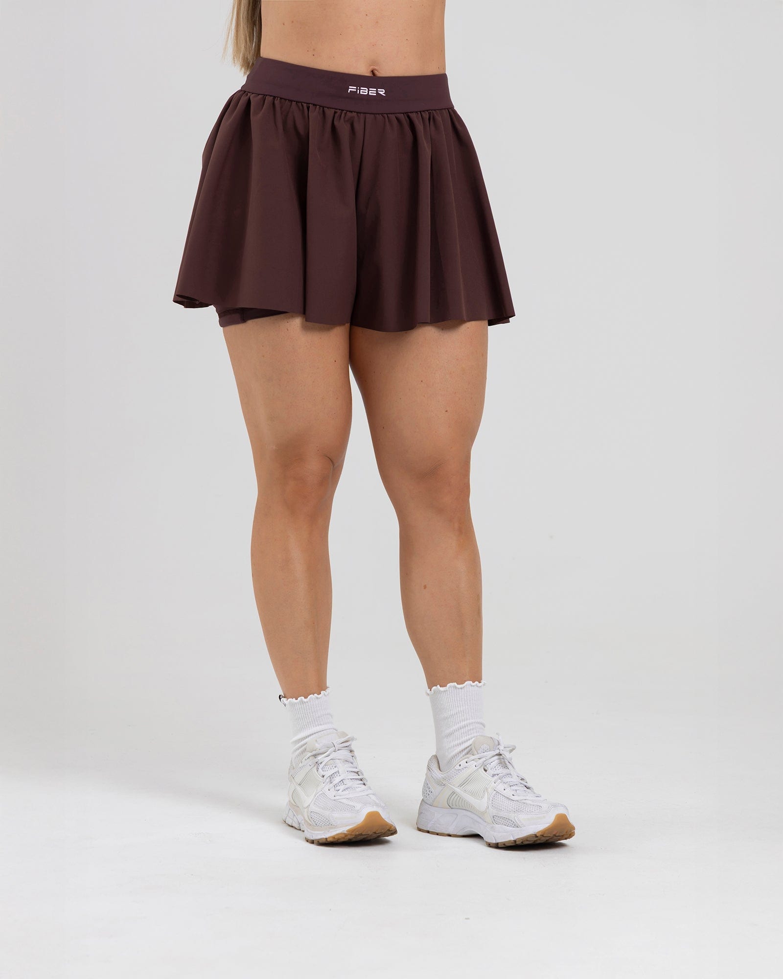 Falda Skort core line marron dakota genuina - imagen 2