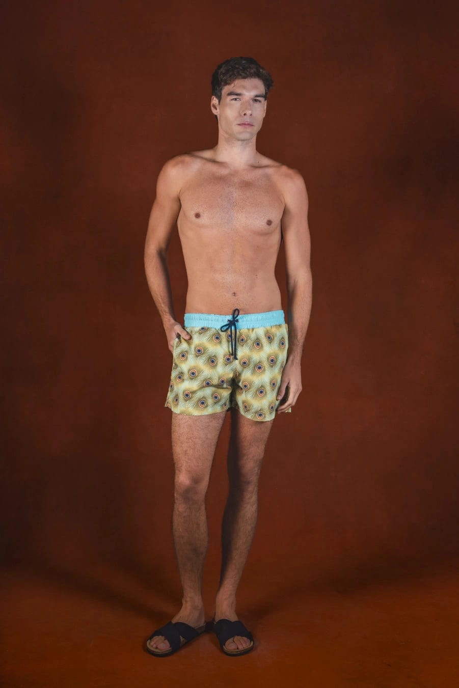 Men's Sacre polyester swim trunks - imagen 3