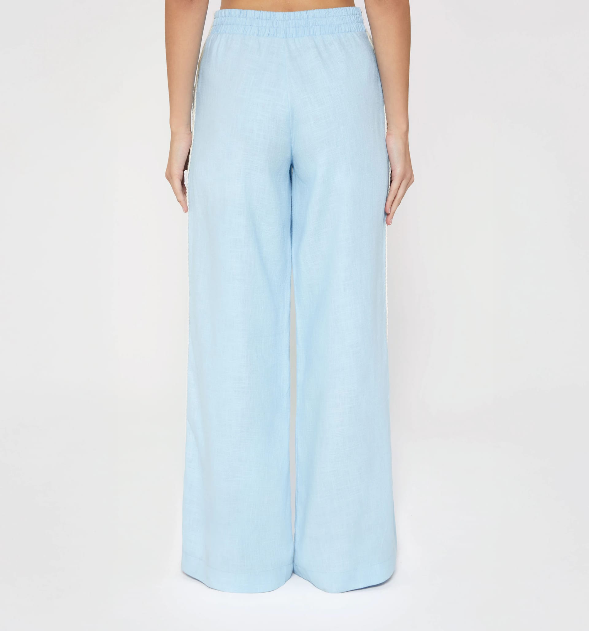 Pantalon palazo trensa en el lateral - imagen 5