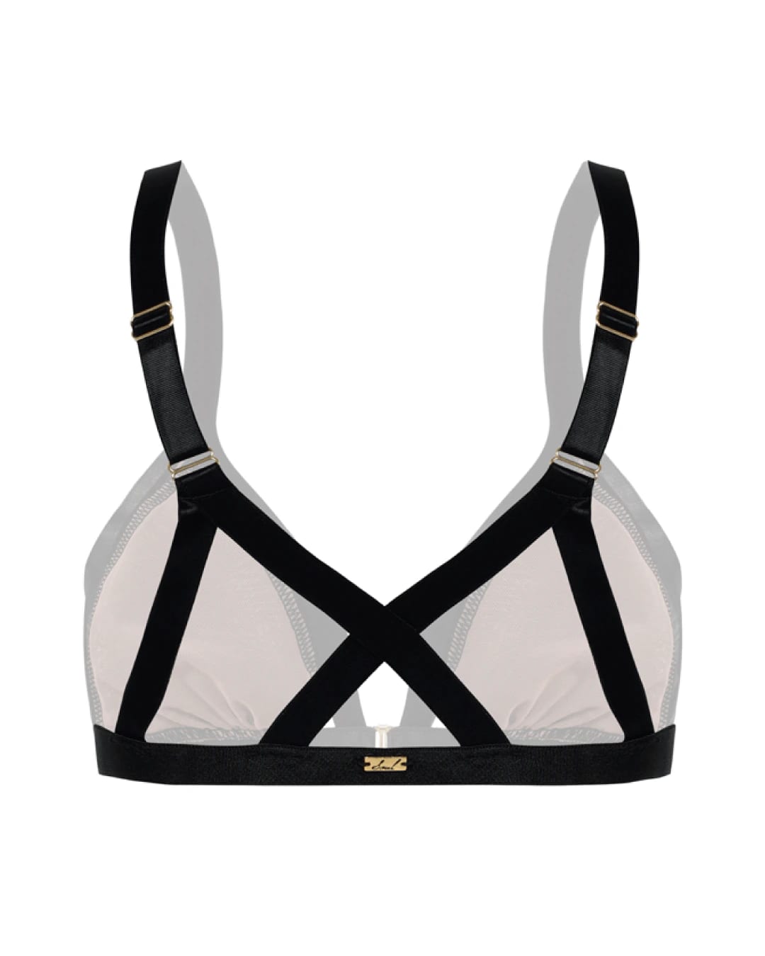 Bralette animal print - NOCTURNAL NEGRO - imagen 4