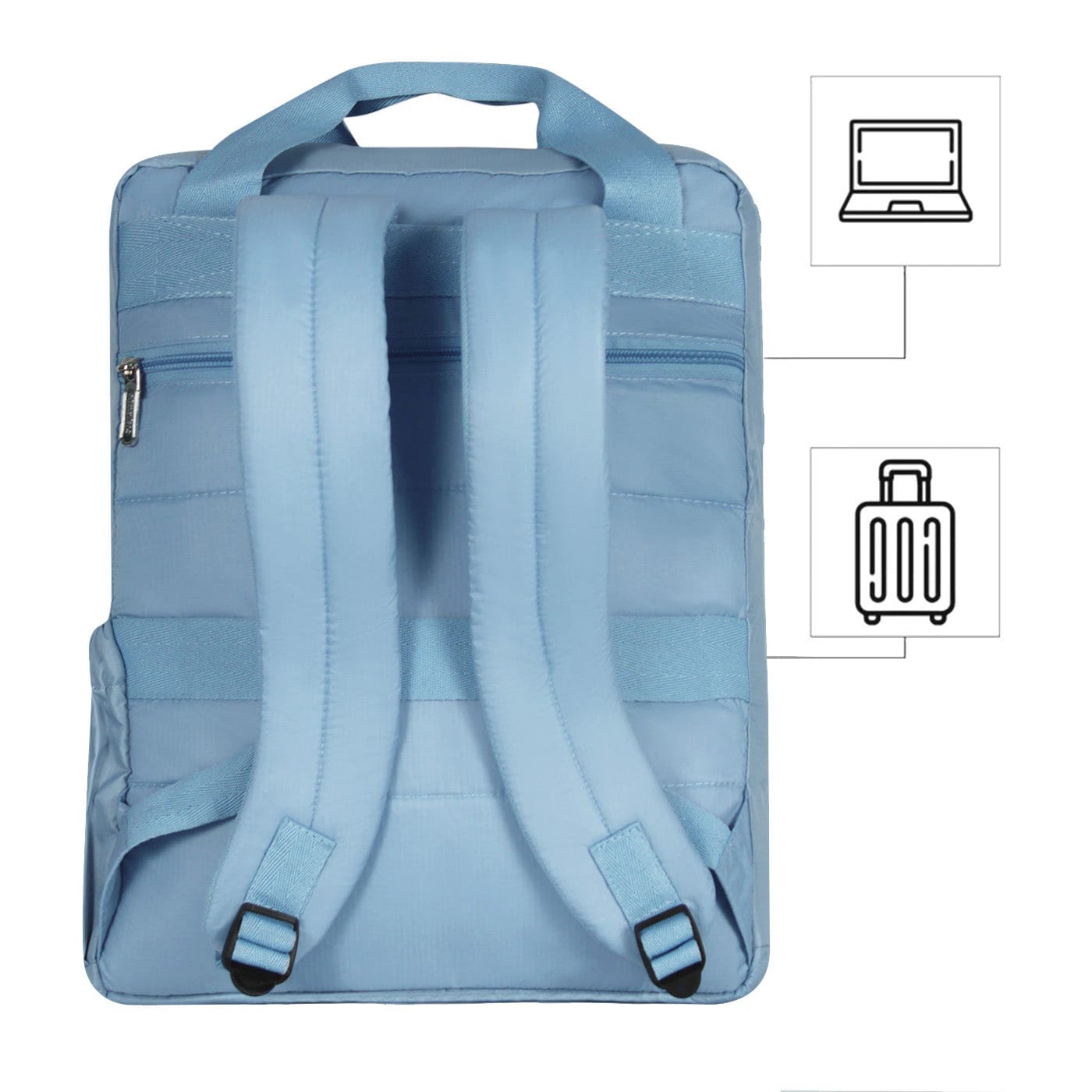 Morral Plegable Active Azul Claro - Ligero y Resistente - imagen 4