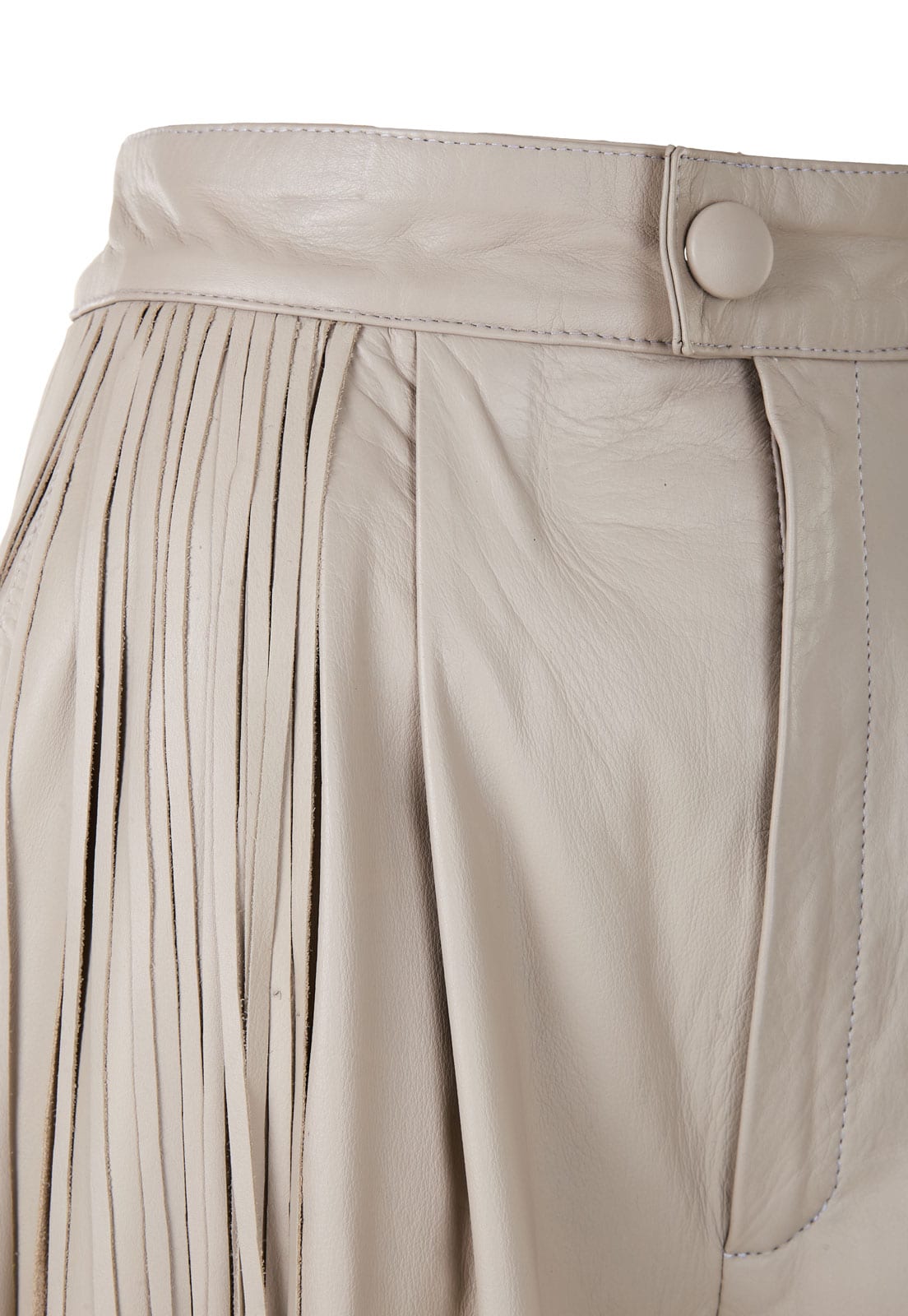 BAGGY LEATHER FRINGE TROUSERS - imagen 6
