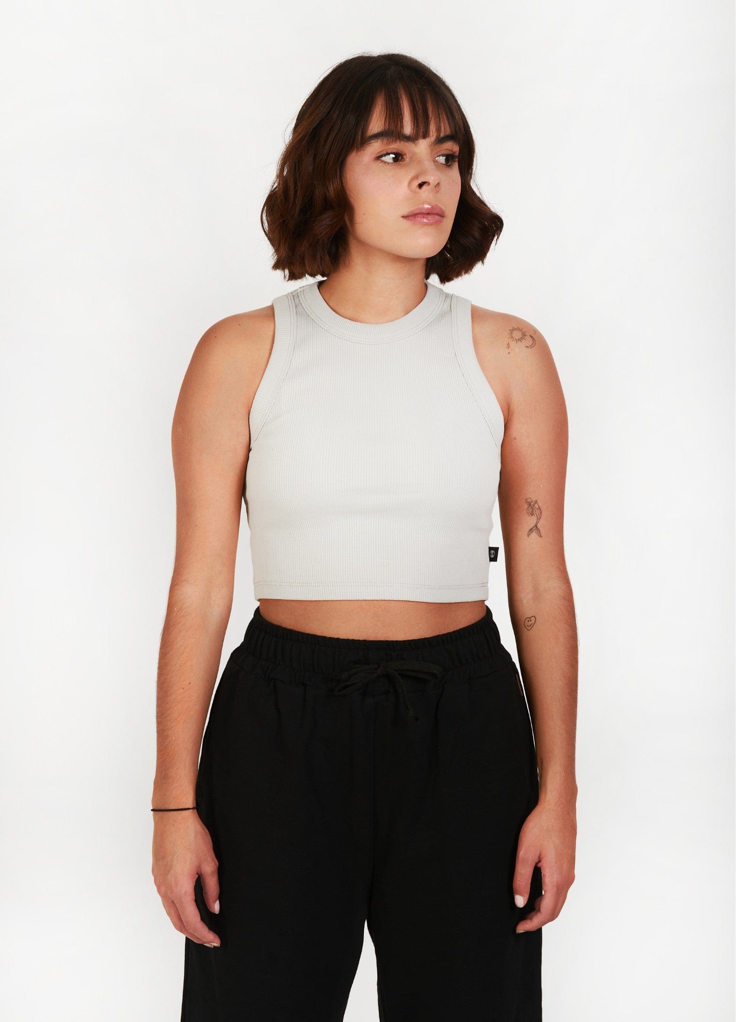 Basic Ciampino Tank Top – Gris Perla - imagen 1