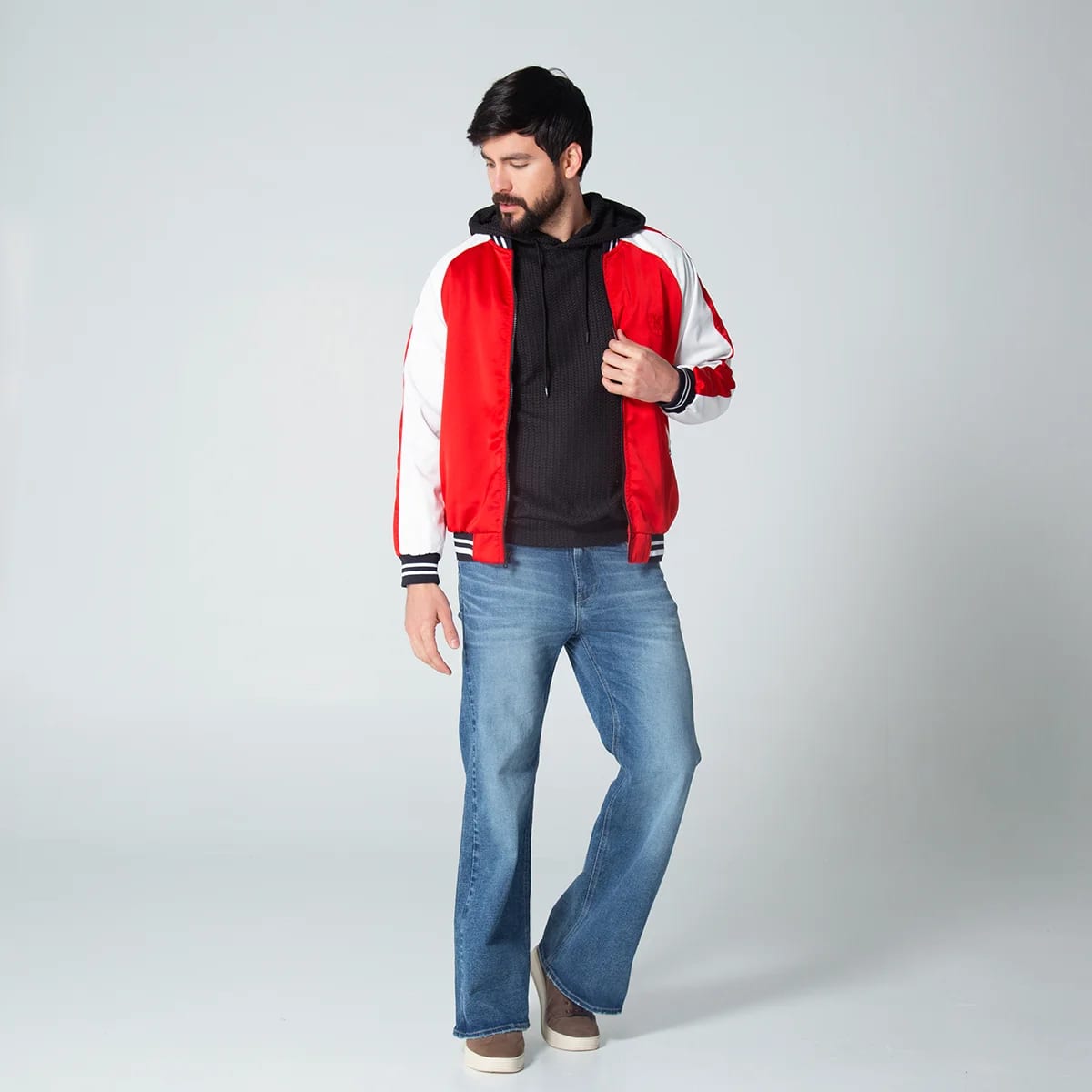 Chaqueta Beisbolera Regular Brand - imagen 2