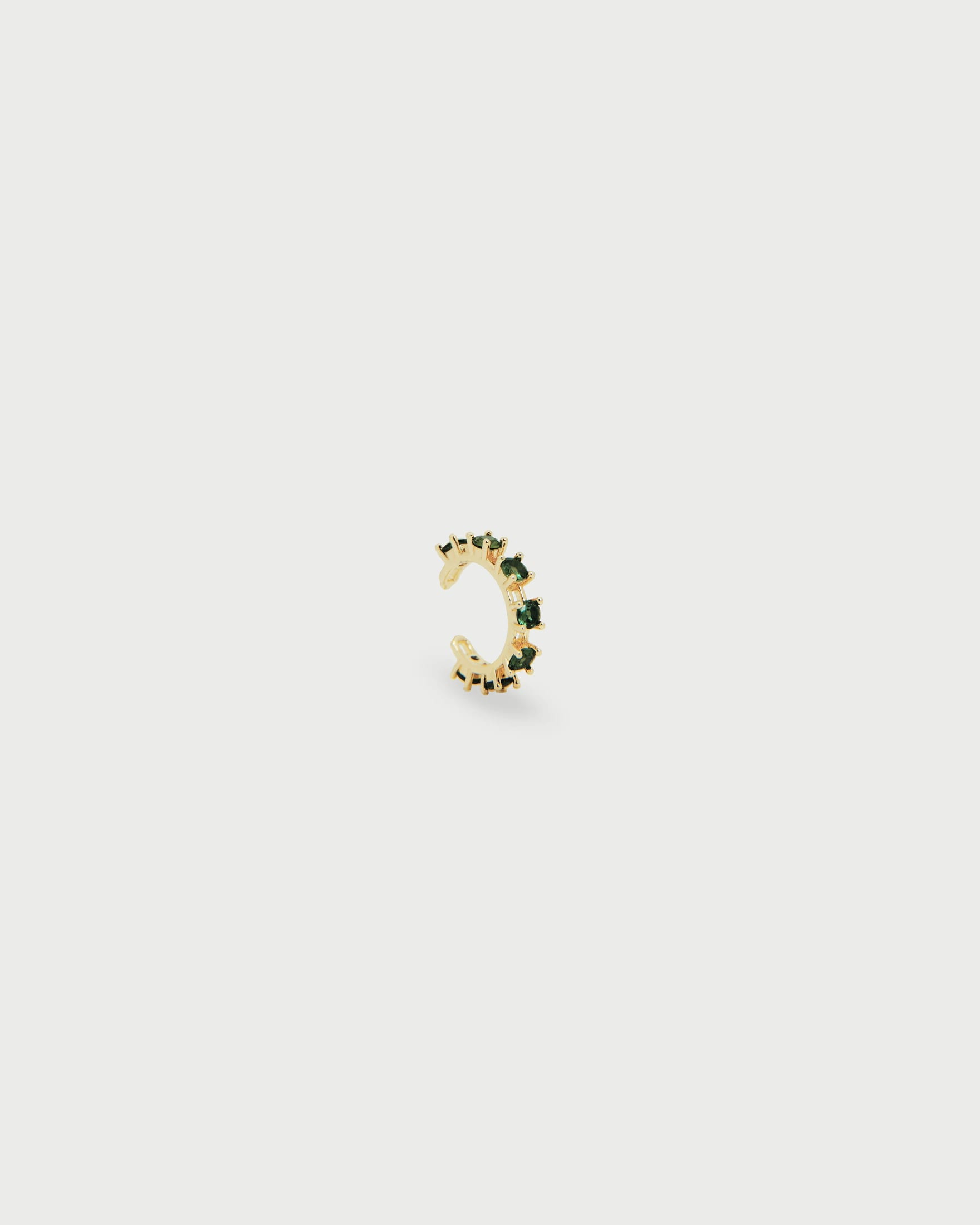 Earcuff Cristales Oro - imagen 2