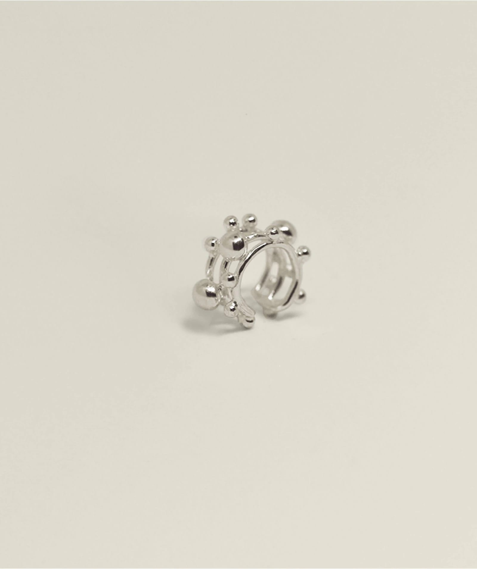 San Goli Ear Cuff Silver - imagen 1