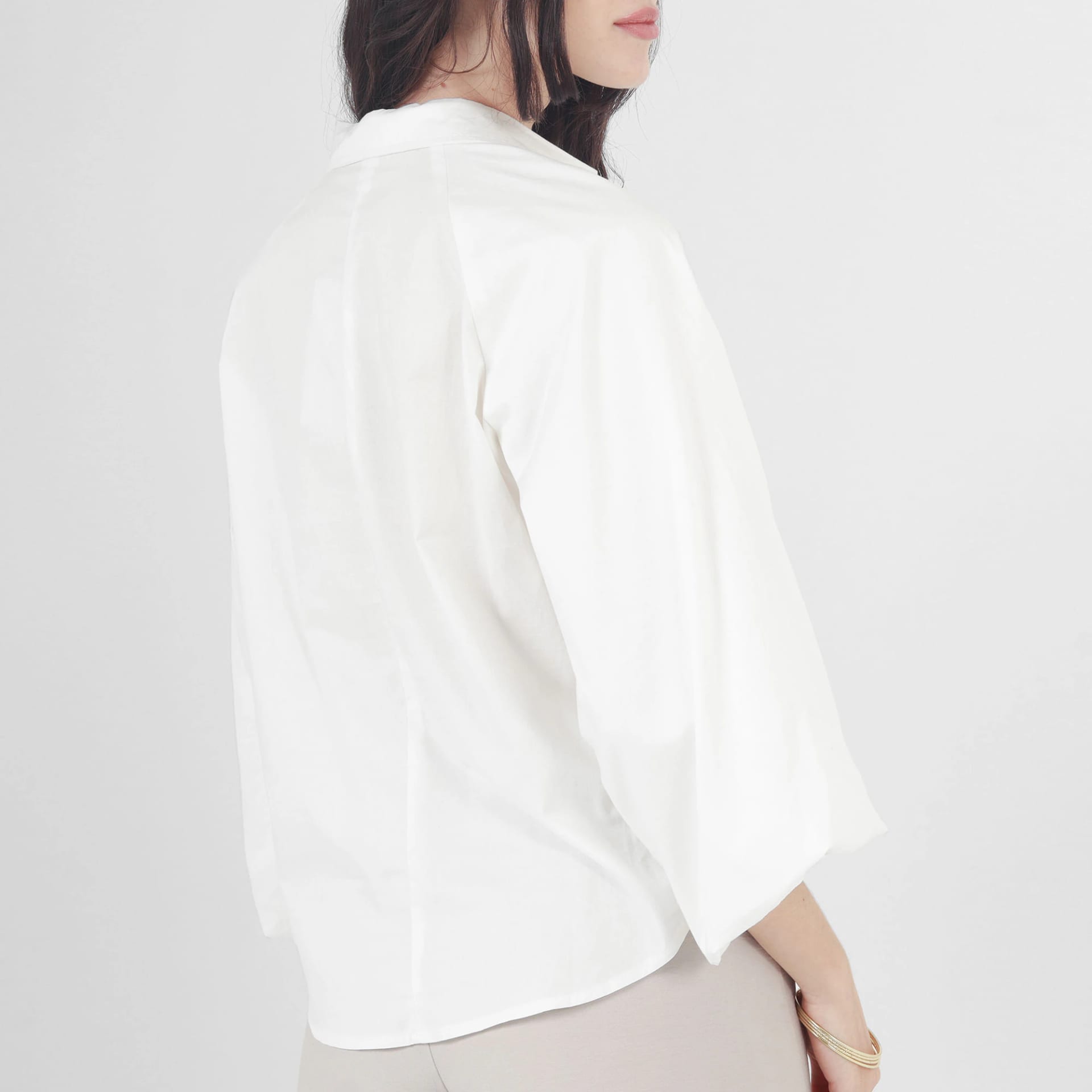 Blusa Cuello Camisero Manga 3Cuartos - imagen 4