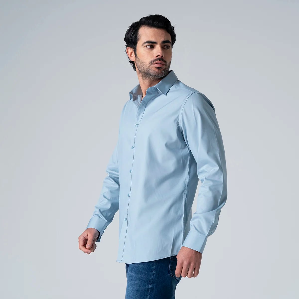 Camisa Formal Unicolor Slim Collyns - imagen 7