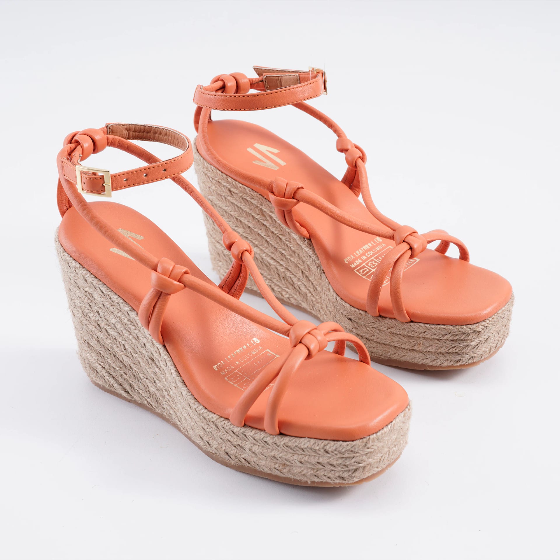 Silvia Cobos Louise Wedges Orange - imagen 2