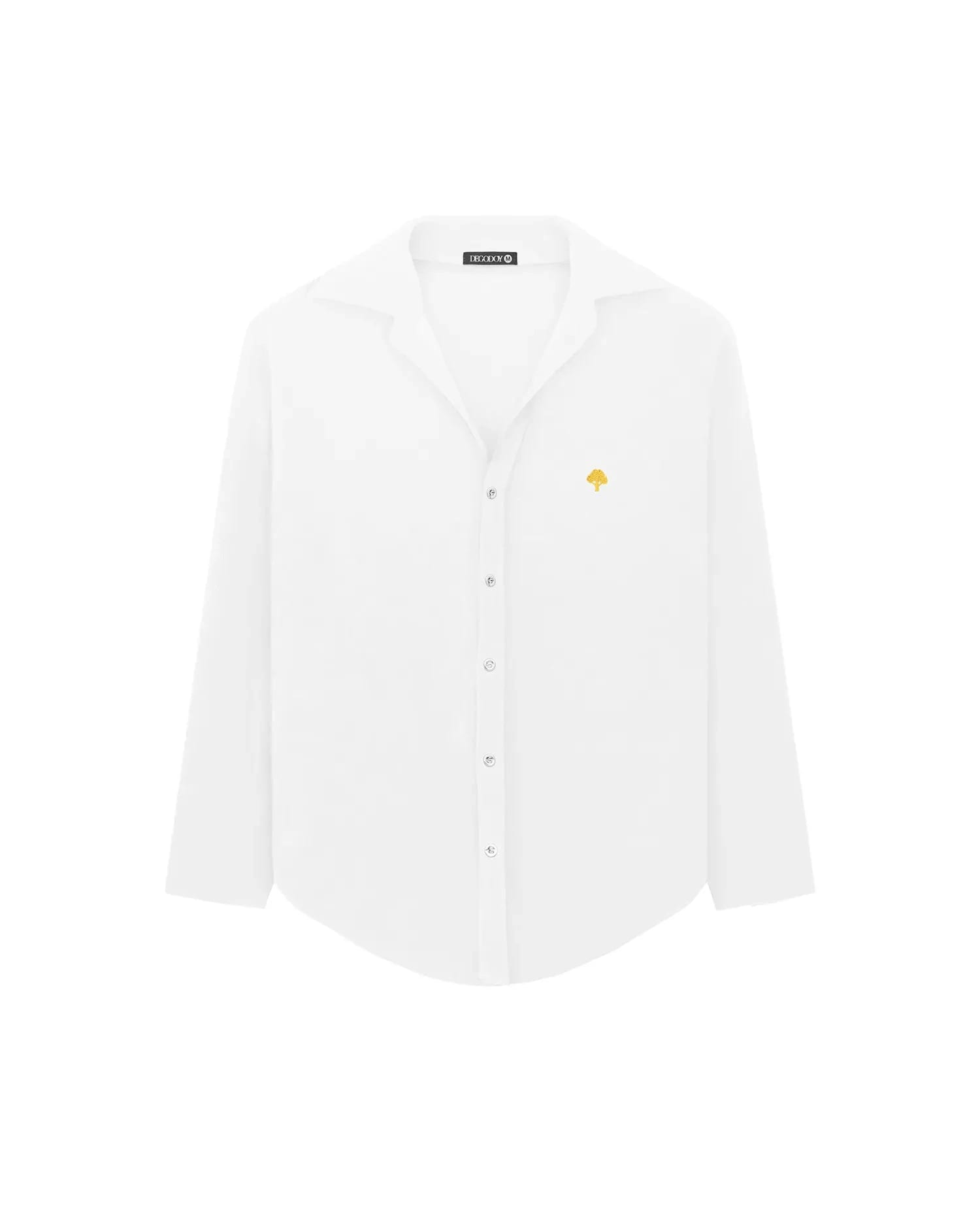 Camisa Clasica Pana Blanca - imagen 1
