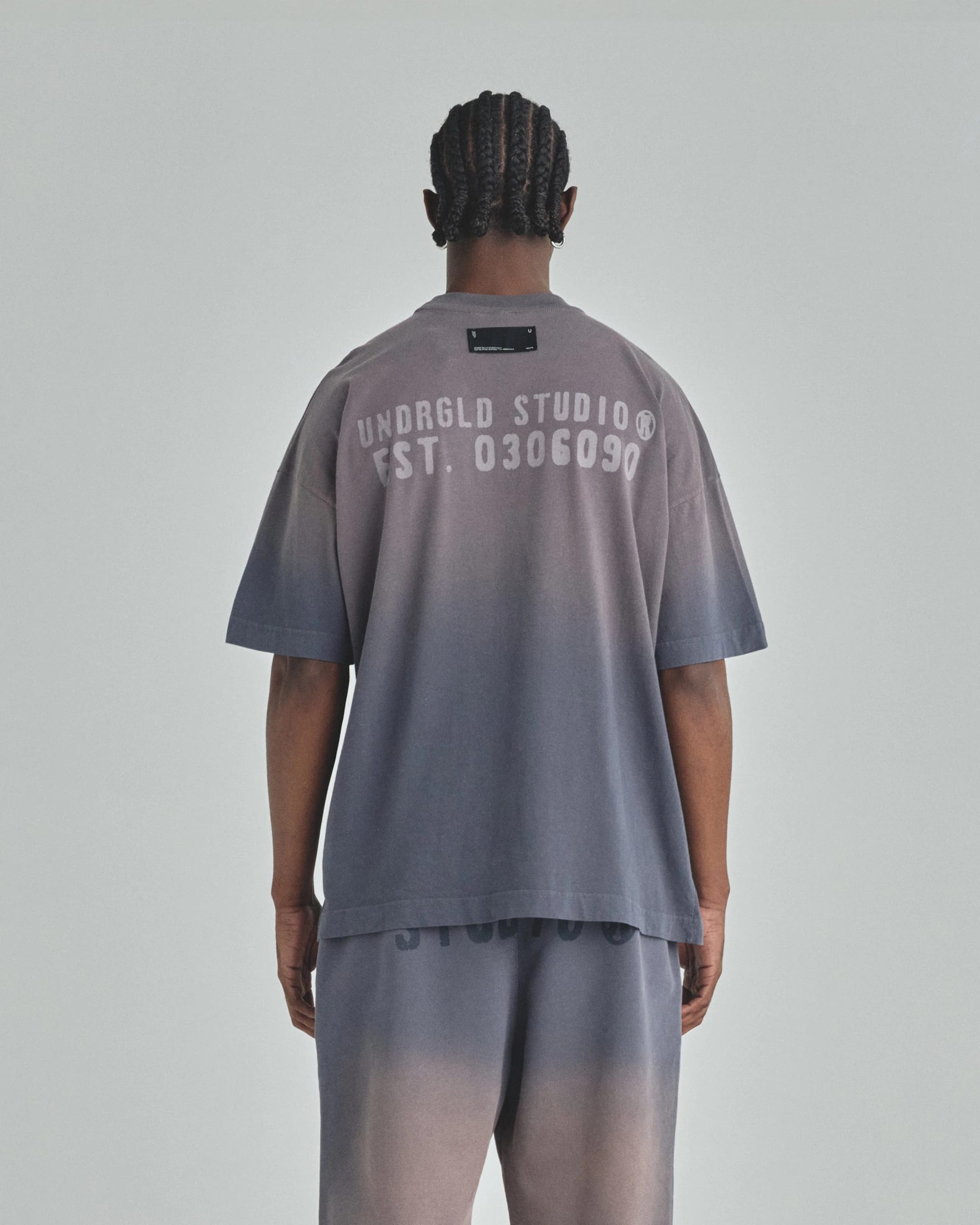 Spring Worn Logo Tshirt Sandblast Gray - imagen 6
