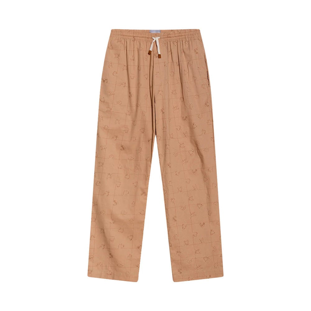 PANTALON LARGO CACHORROS CAFÉ - imagen 2