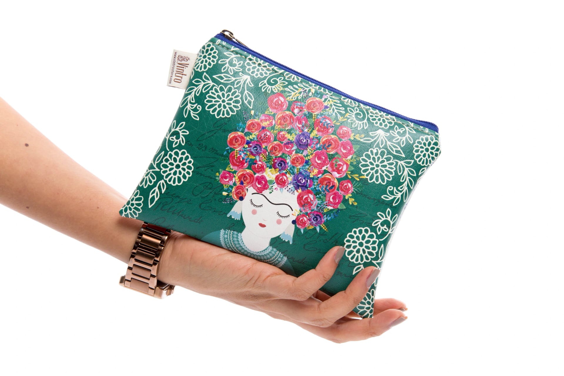 Cosmetiquera Para Mujer Ruanda Con Estampado Viva La Vida - imagen 3