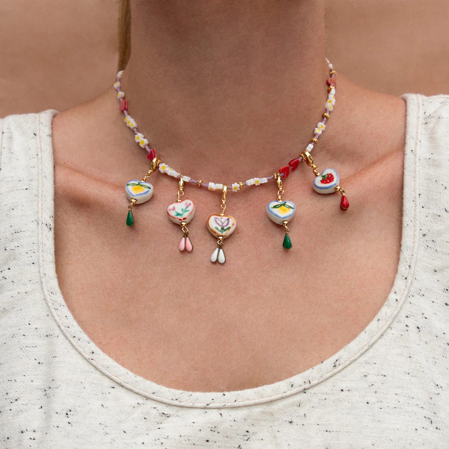 COLLAR BLUSH DAISY - imagen 2
