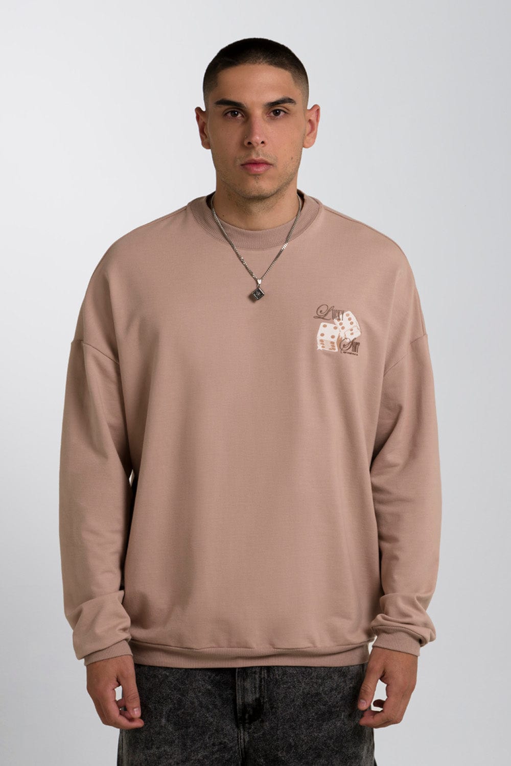BUZO CERRADO COLOR WARM TAUPE - imagen 1