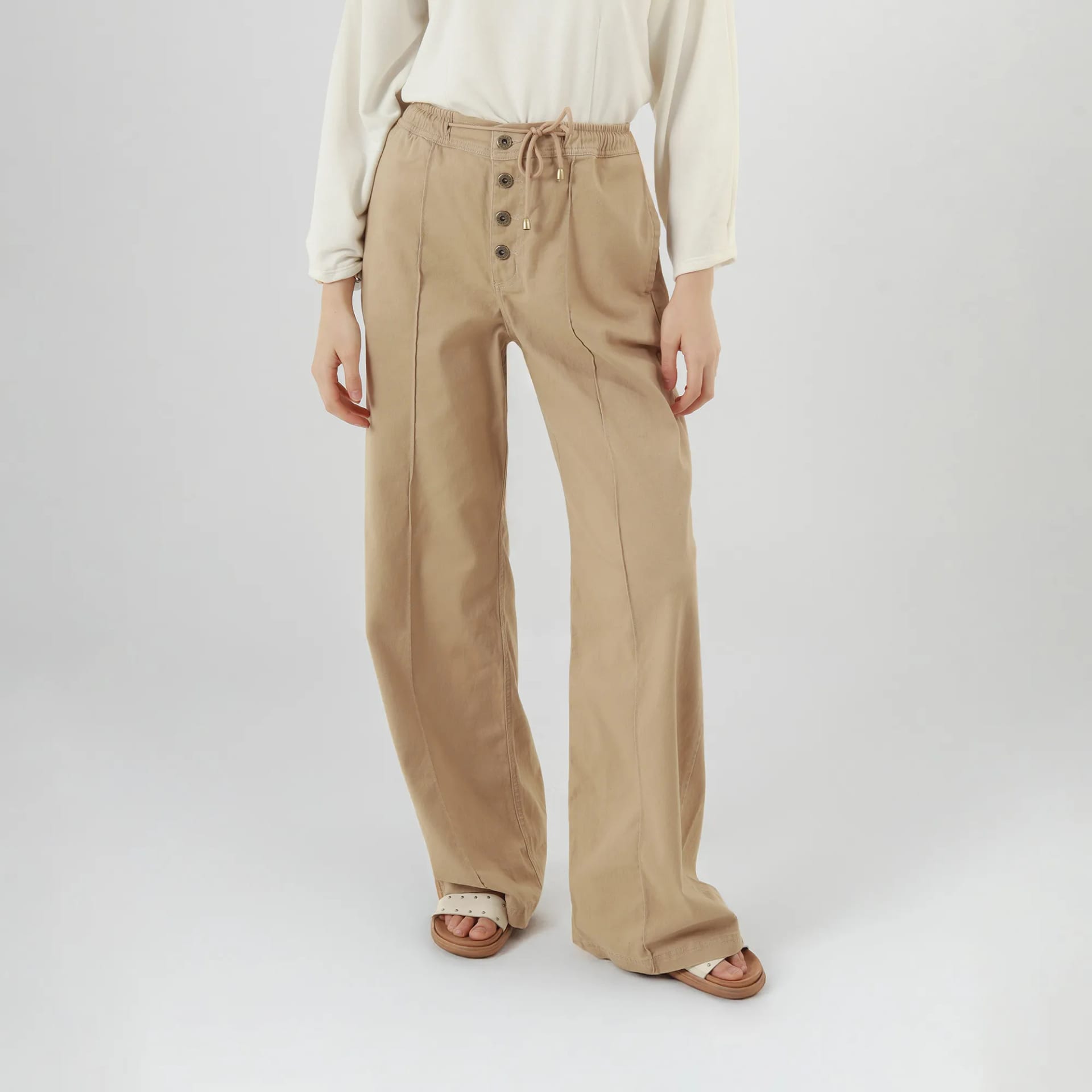 Pantalon Tiro Alto Bota Recta - imagen 5