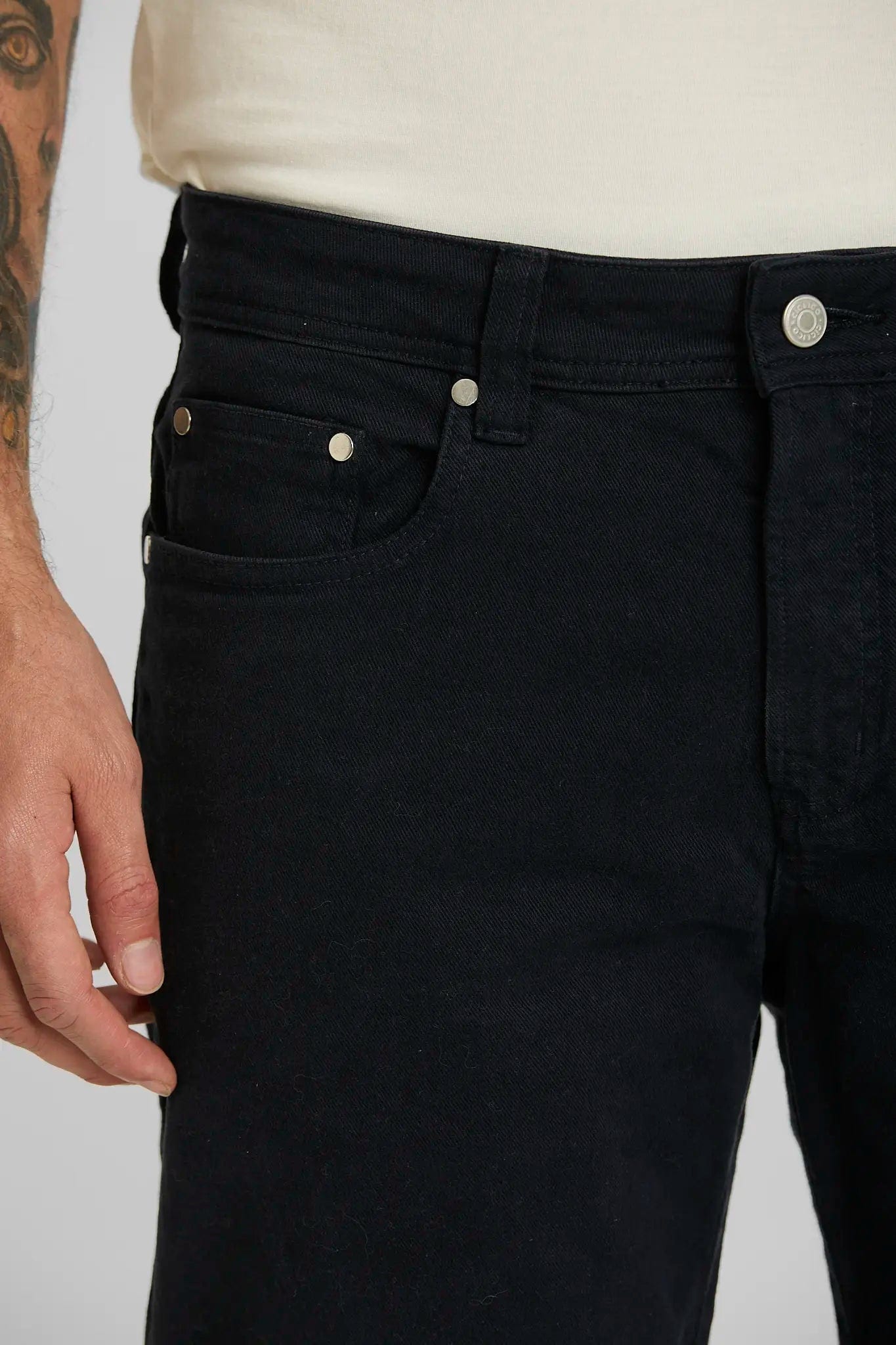 Pantalón five pocket azul oscuro - imagen 5