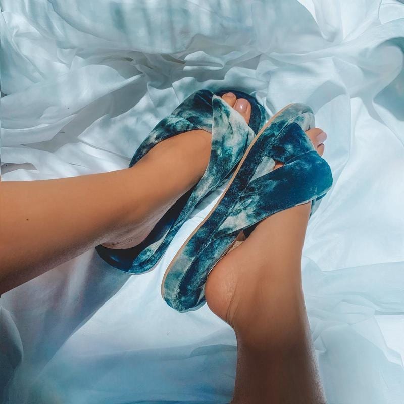 SANDALIA LABOHEME MARMOL AZUL - imagen 2