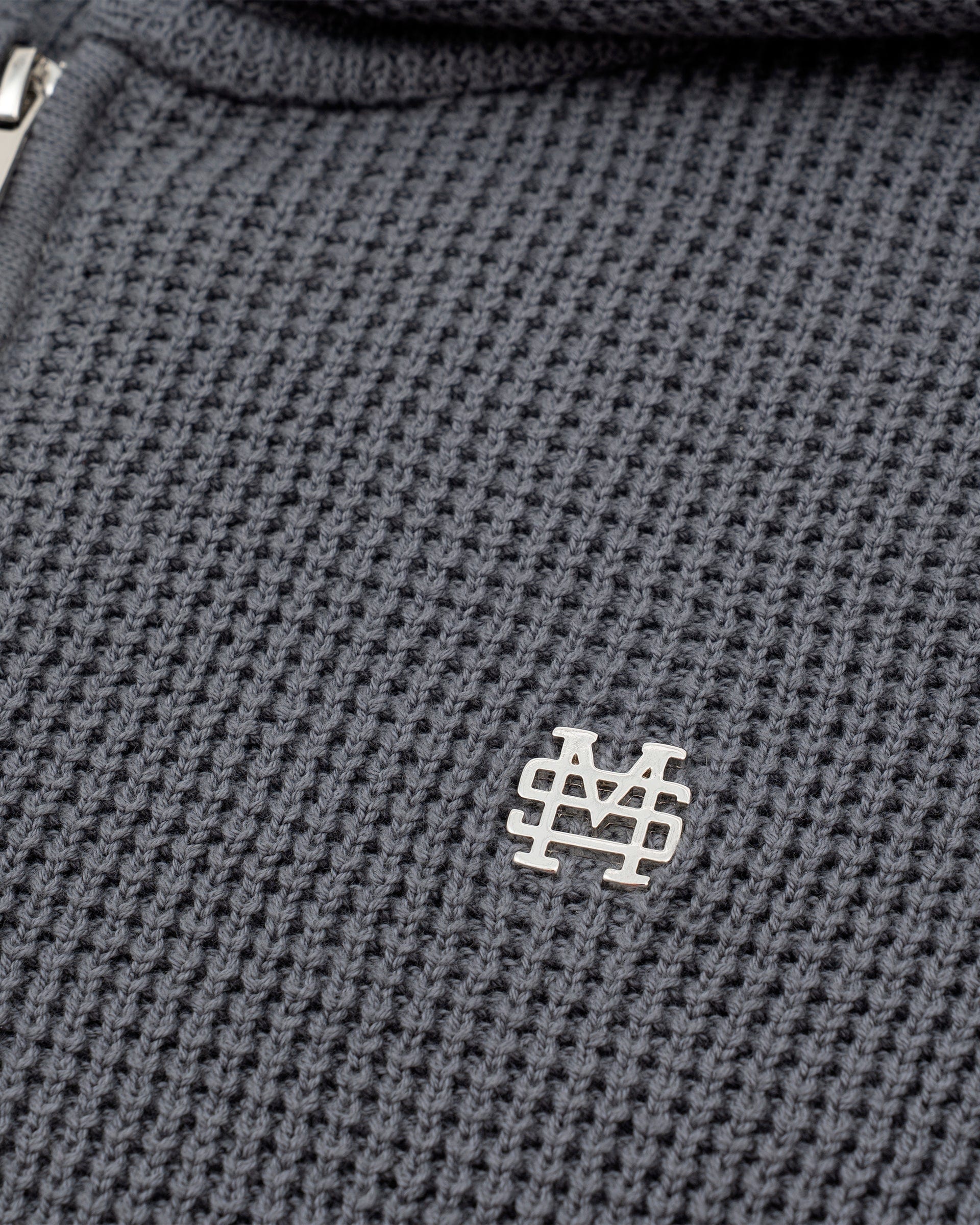 Zip Knitwear Hoodie - Gris Raton - imagen 4