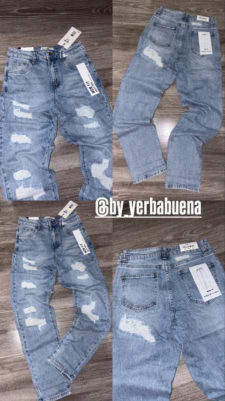 JEANS MOM FIT HELLO MISS - imagen 2
