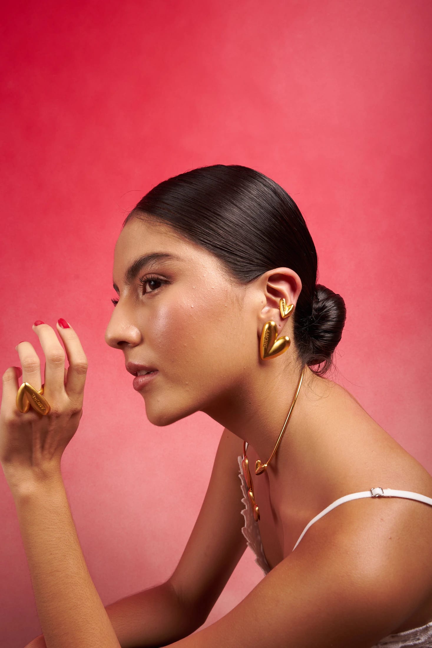 Aretes Amore sencillo - imagen 2