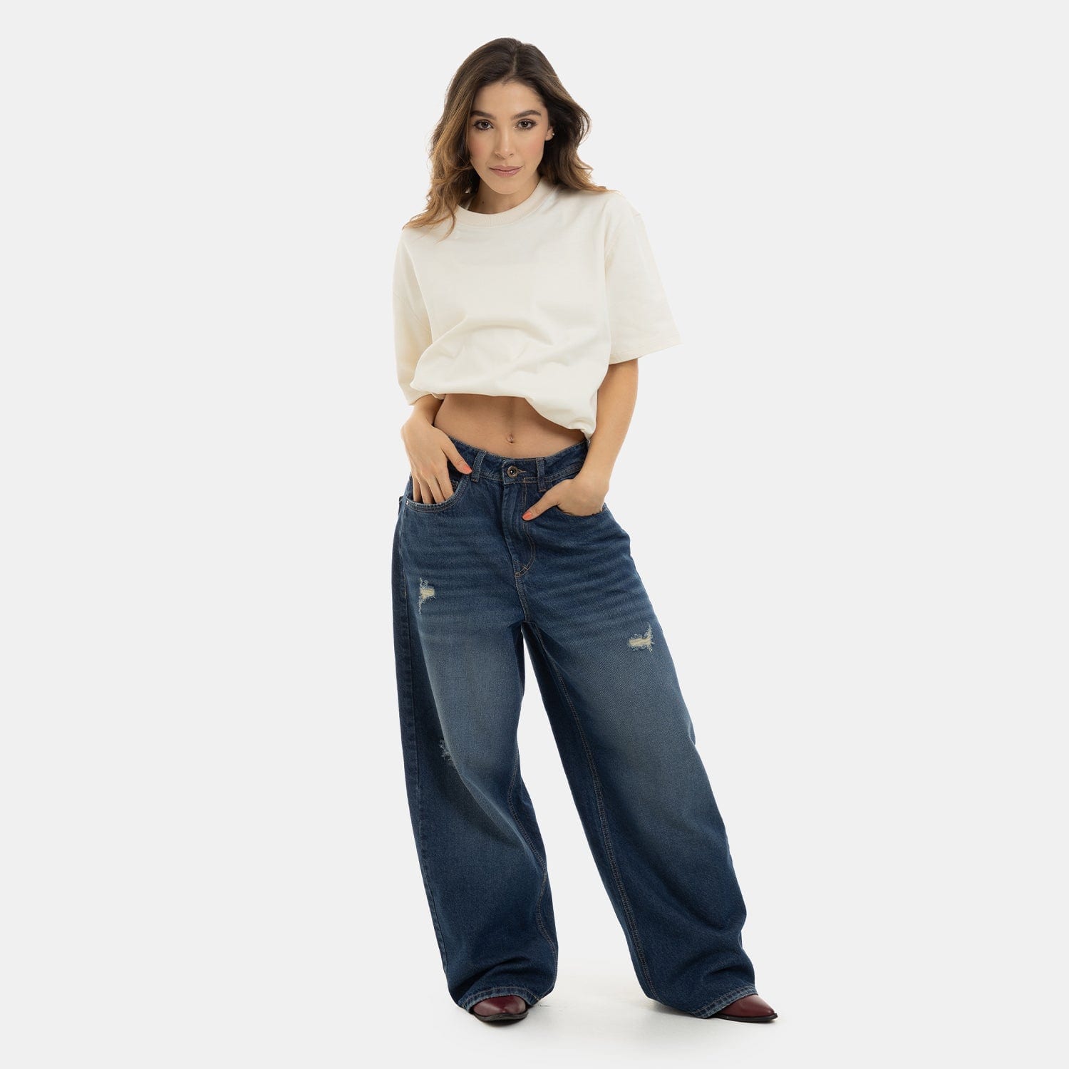Oversized Flow Denim Deep Blue - imagen 1