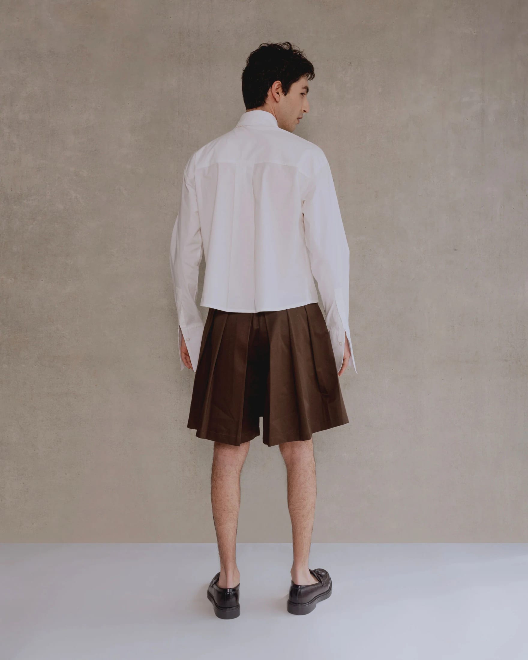 Brown Skirt Short Man - imagen 9