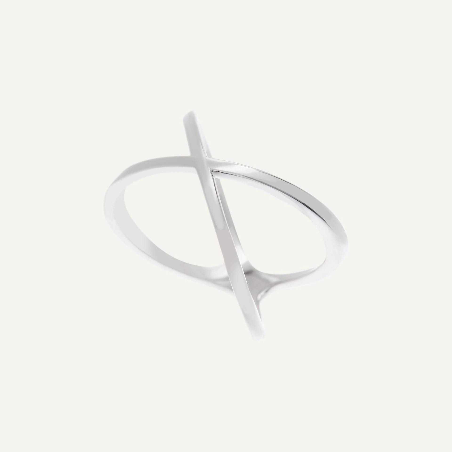 Anillo Big X liso - imagen 4