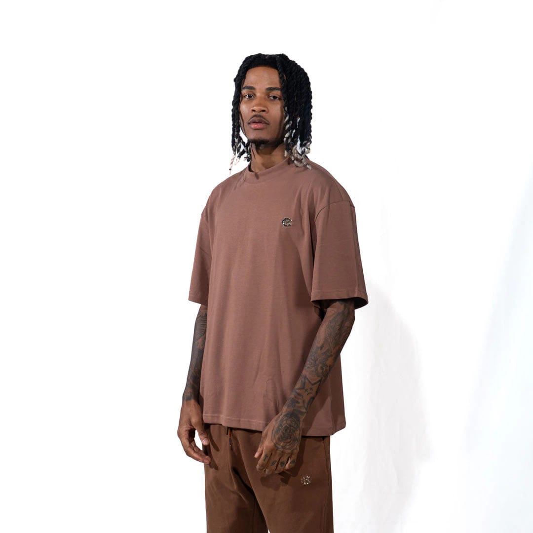 Camiseta Oversize Chocolate | Basics Chrome - imagen 4