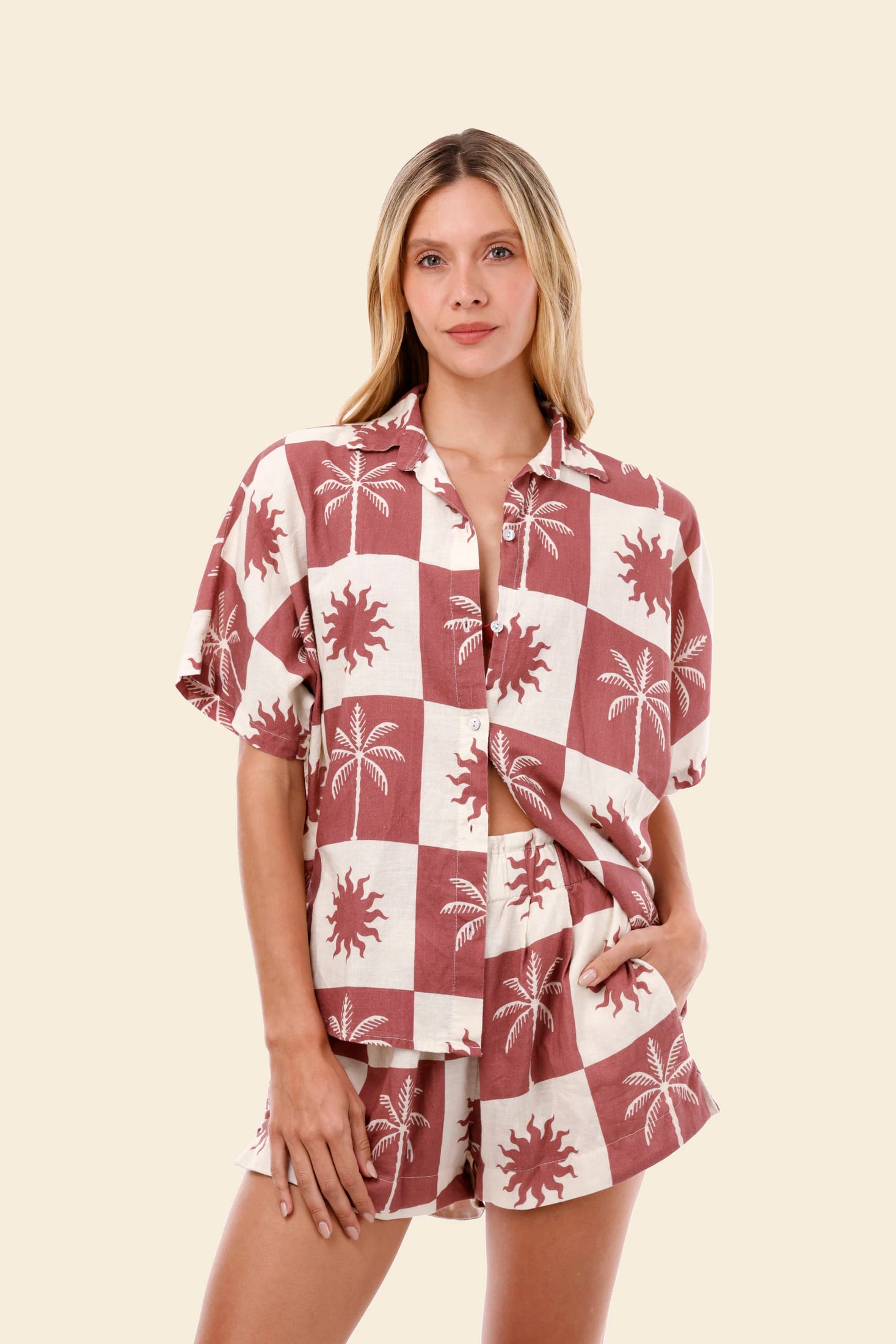 Sunrise Palm Twyla Shirt - imagen 3