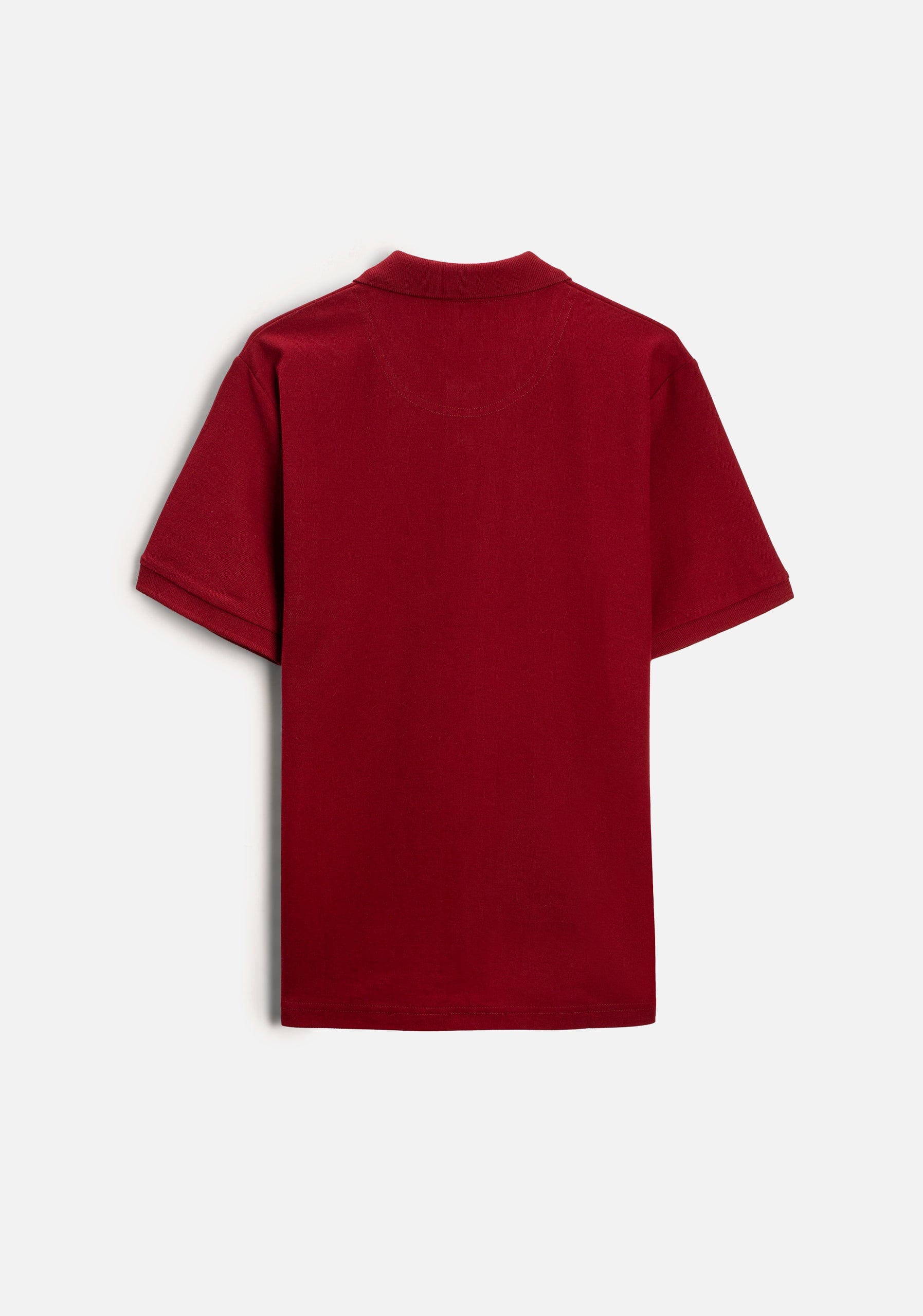 Camiseta Polo H Unicolor L-Nar Vino - imagen 8