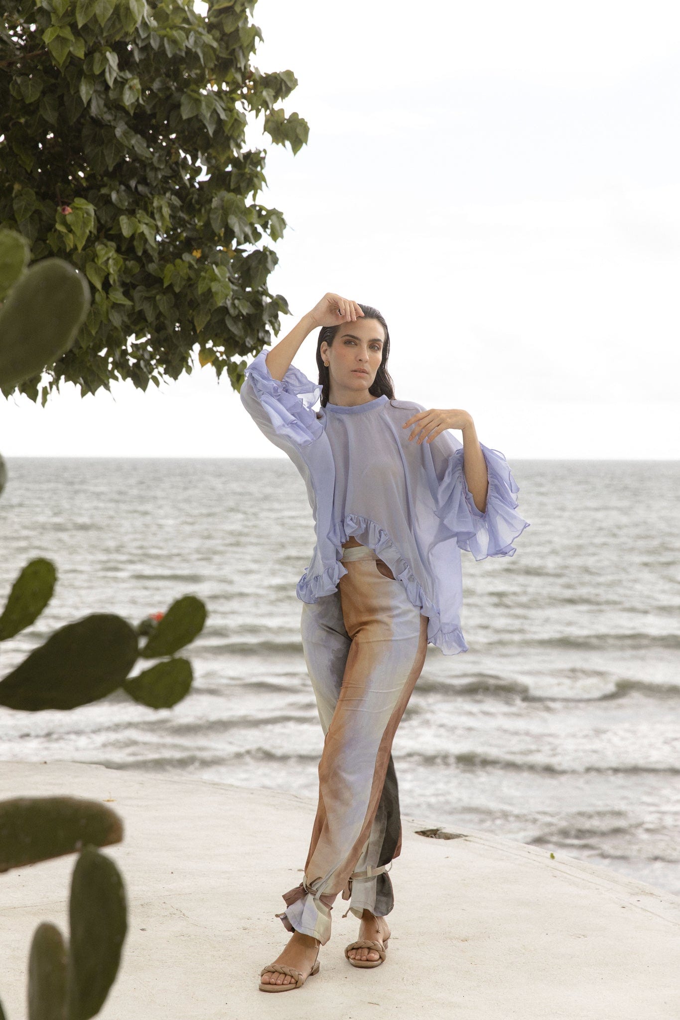 Mariposa Blouse | Blue - imagen 3