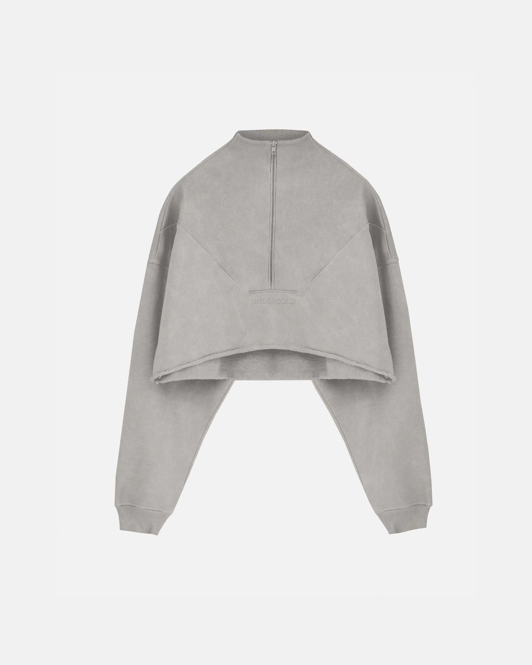 Line Logo Cropped Zip up Crewnecks - imagen 2