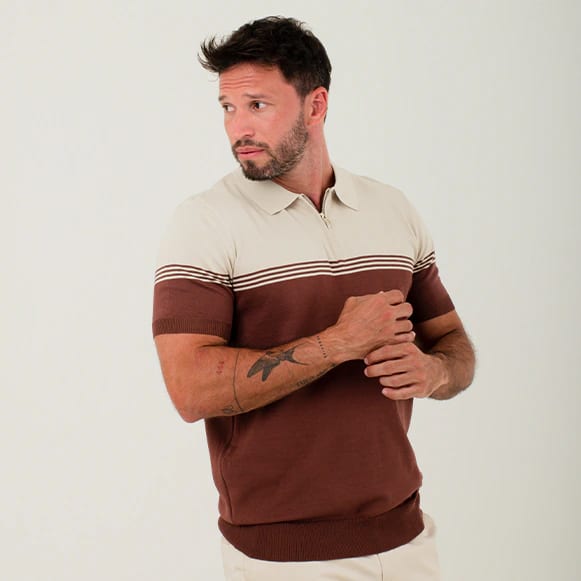 SUETER POLO MODA TEJIDO HOMBRE - imagen 4