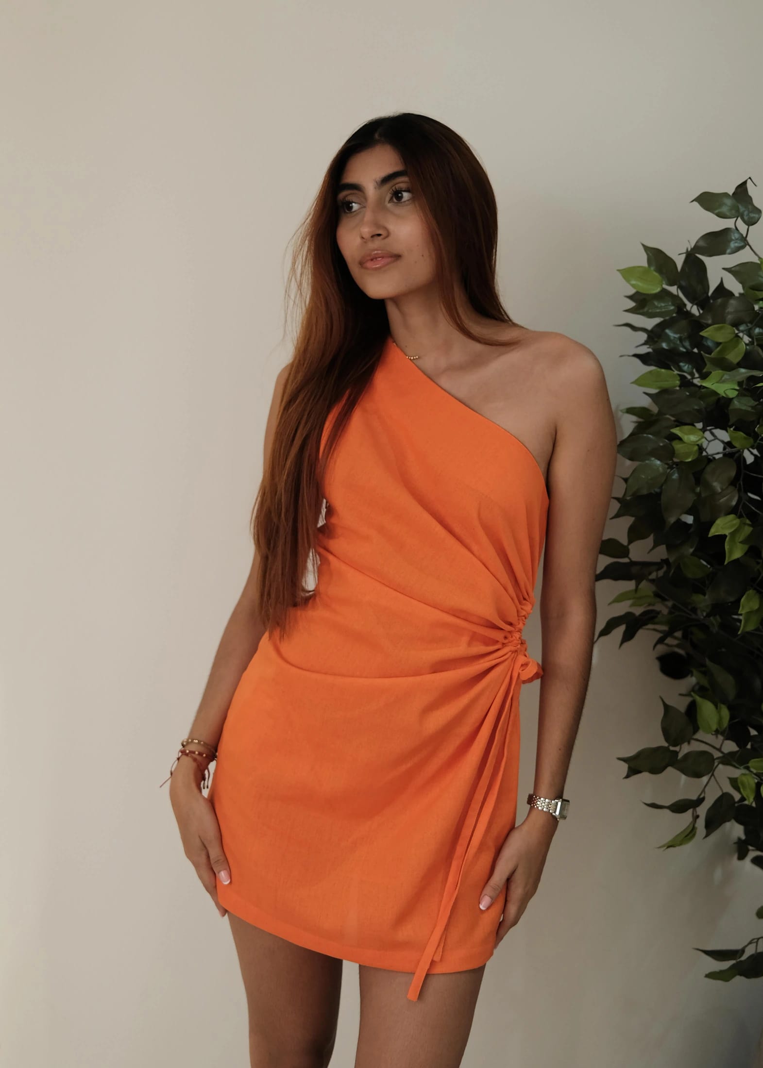 Vestido Mini Centauro Naranja - imagen 1