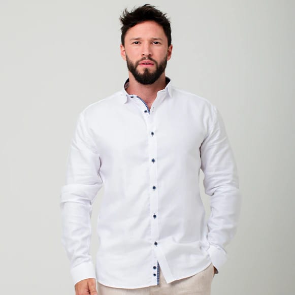 CAMISA ML 100% ALGODON HOMBRE - imagen 107