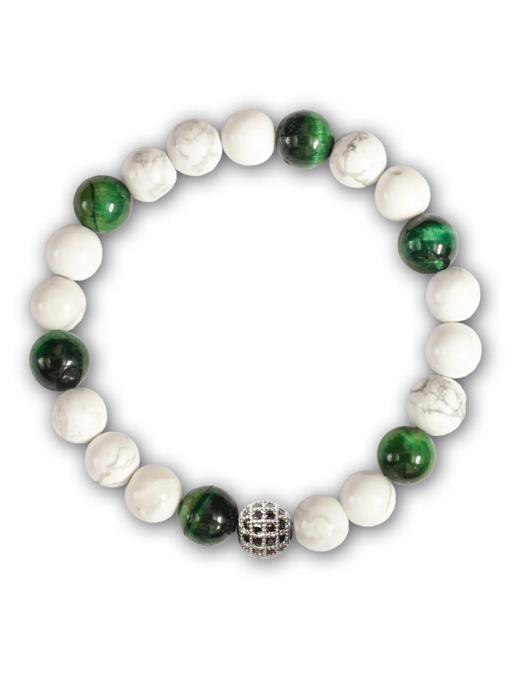 Brazalete Tigre Blanco 8mm - imagen 1