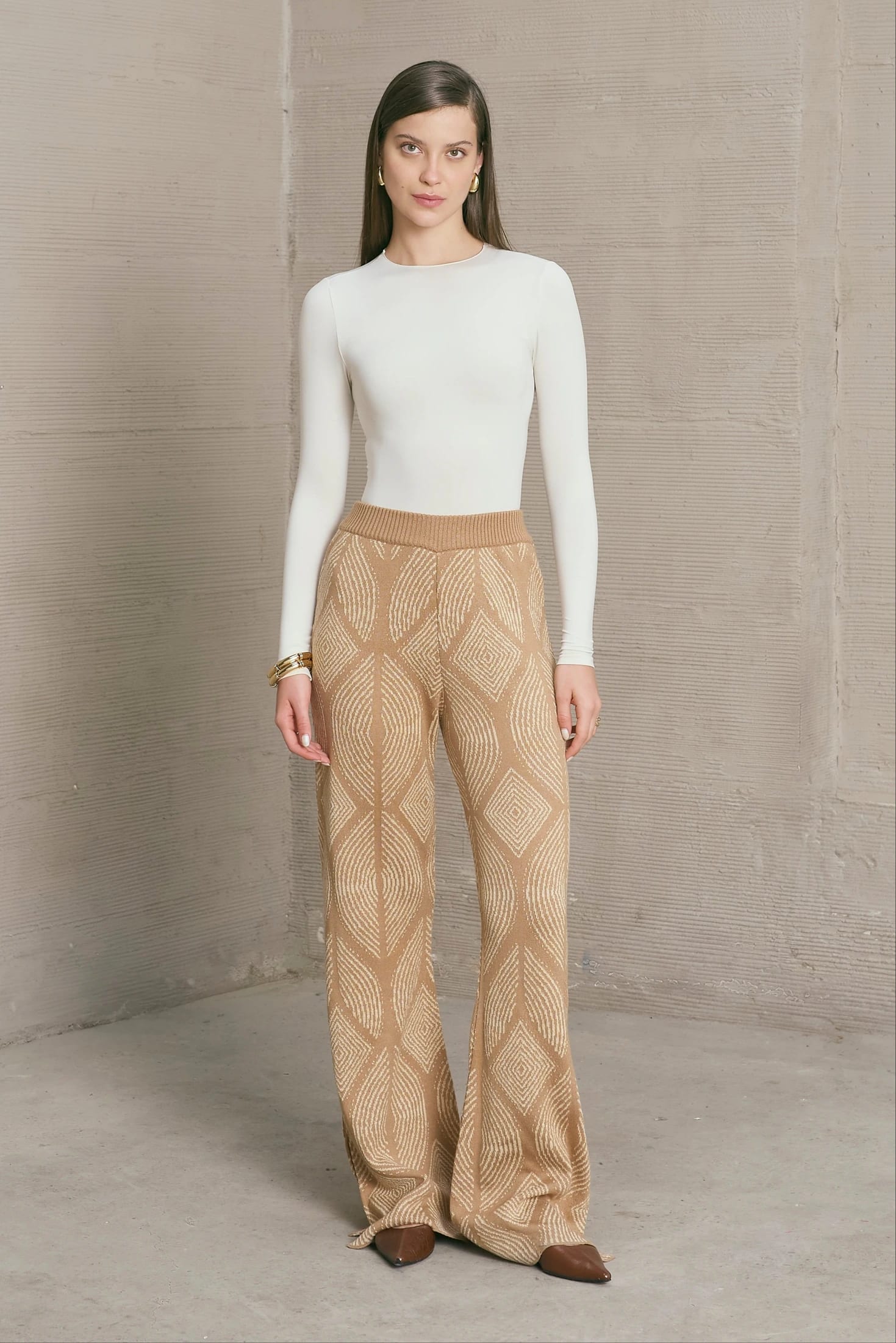 Pantalón Atenea Camel-Dorado - imagen 1