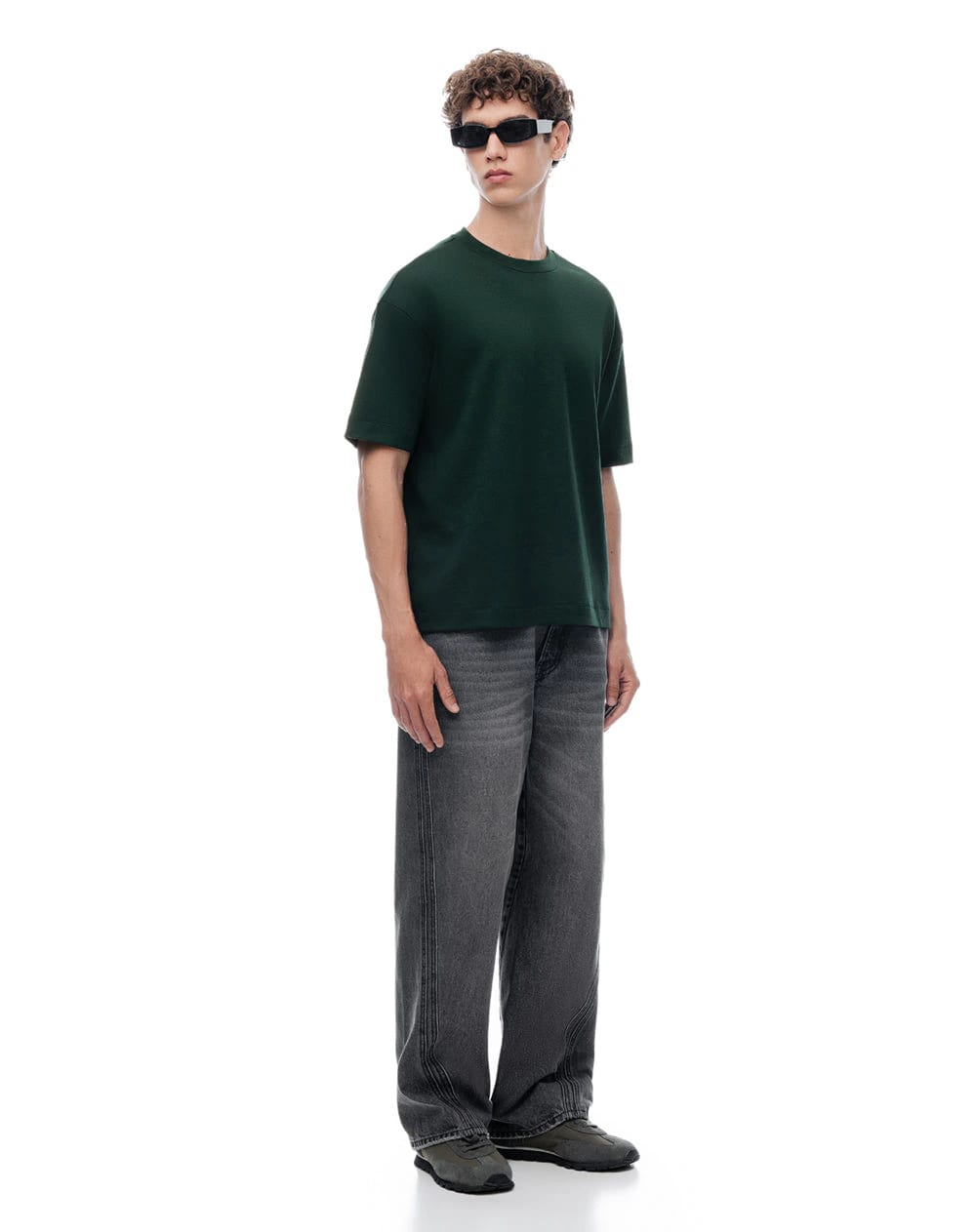 Camiseta manga corta regular verde hombre - imagen 4