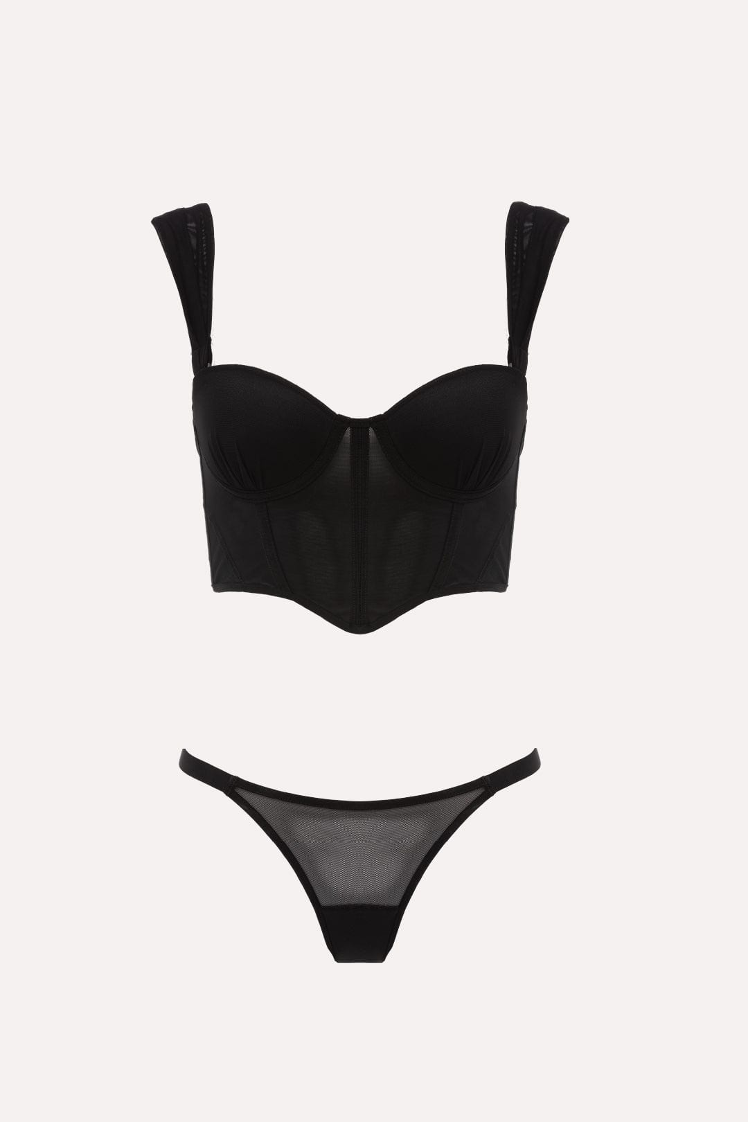 SET CROP TOP AISA NEGRO - imagen 5