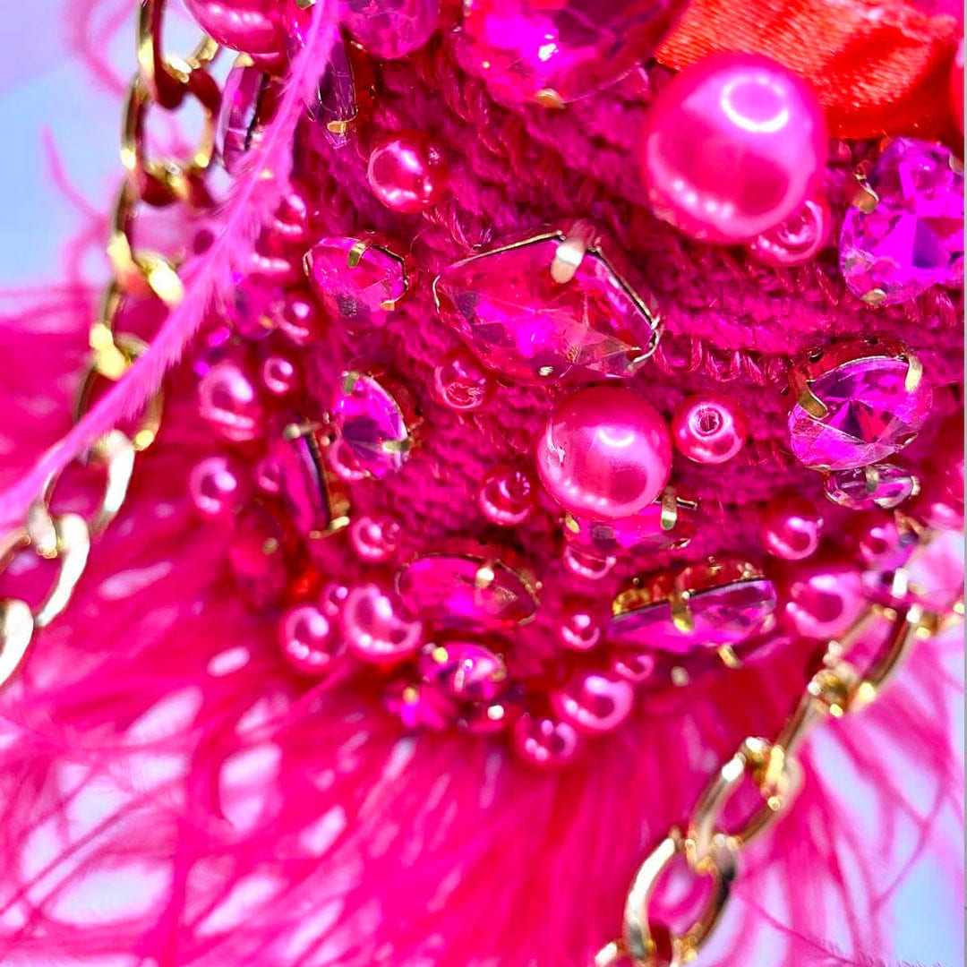 Fuchsia Gemstone Minaudière - imagen 2