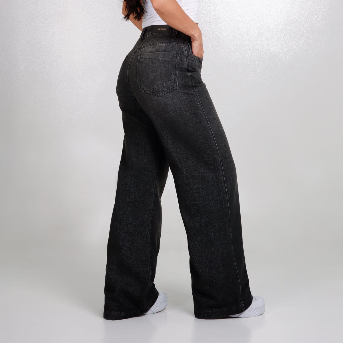 Jean Axspen Wide Leg Ax-2710 Gris - imagen 2