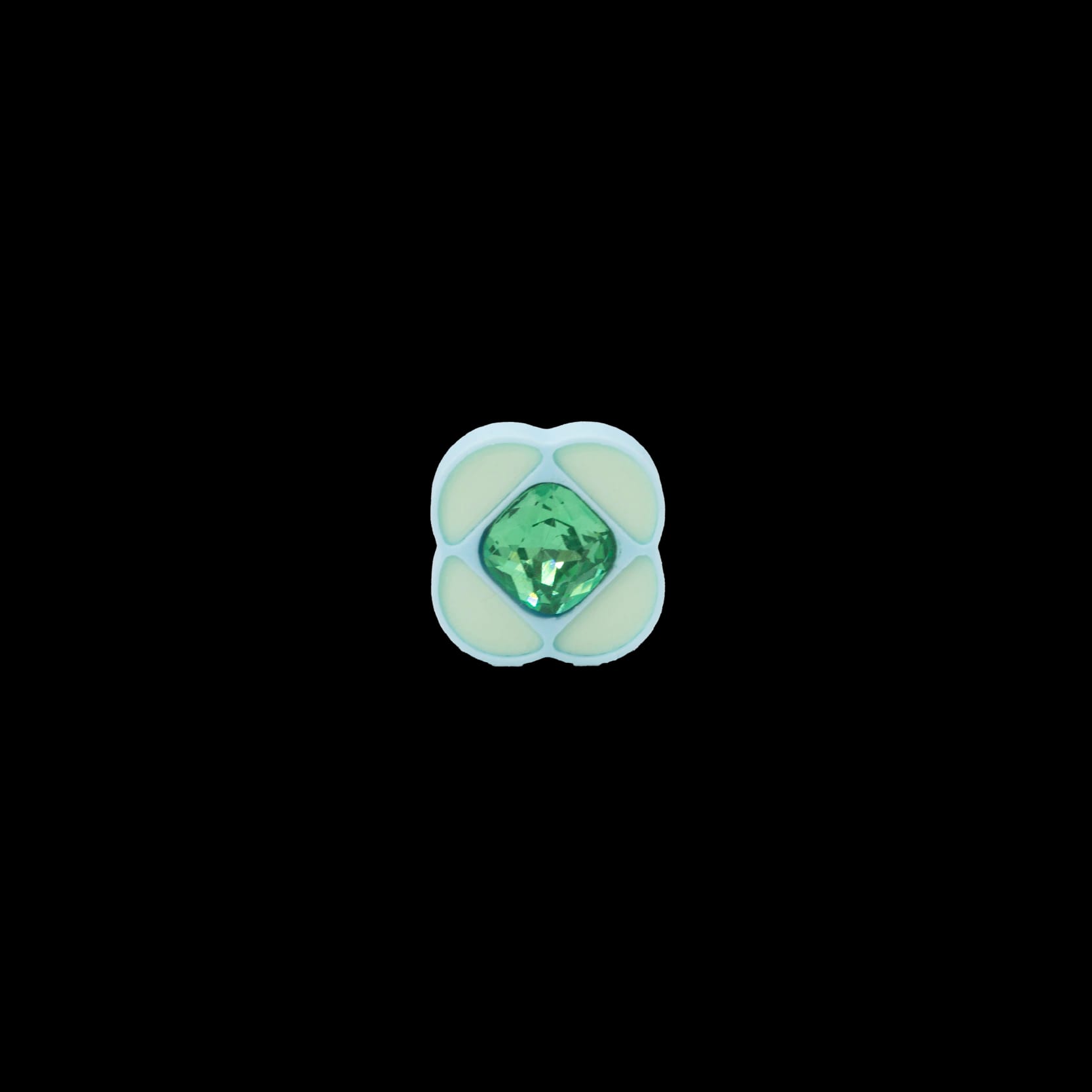 EAR CUFF CRYSTAL FLOWER PEARL - imagen 3