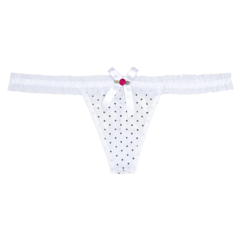 Panty En Tull Estampado Con Fajón - imagen 3