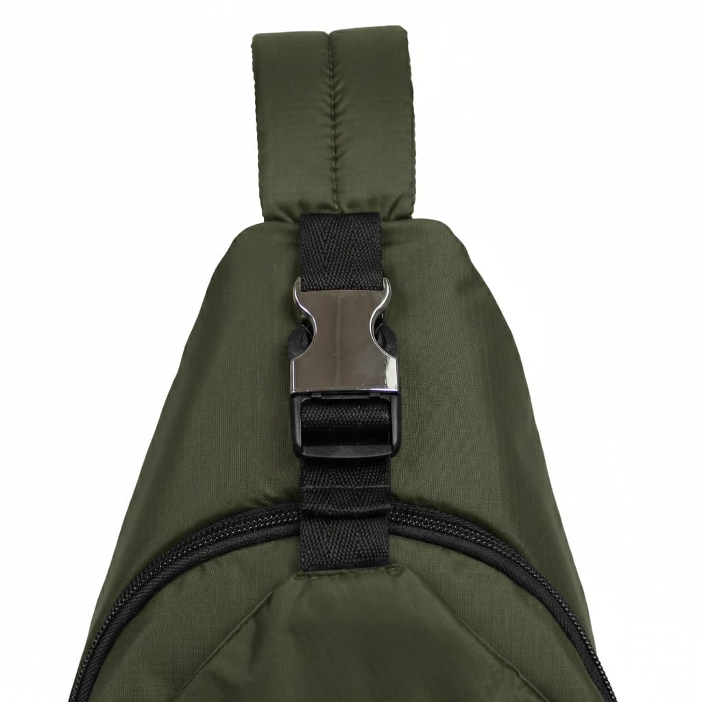 Bandolera Cruzada de Viaje Mediana Light Verde Militar -VM - imagen 9